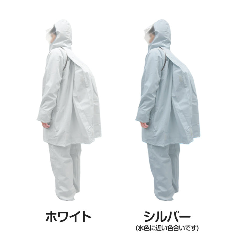ストレッチスクールバッグスーツ SS~5L (通学用 リュック対応 合羽 カッパ 子供用 雨具 中学校) (送料無料) (取寄せ)