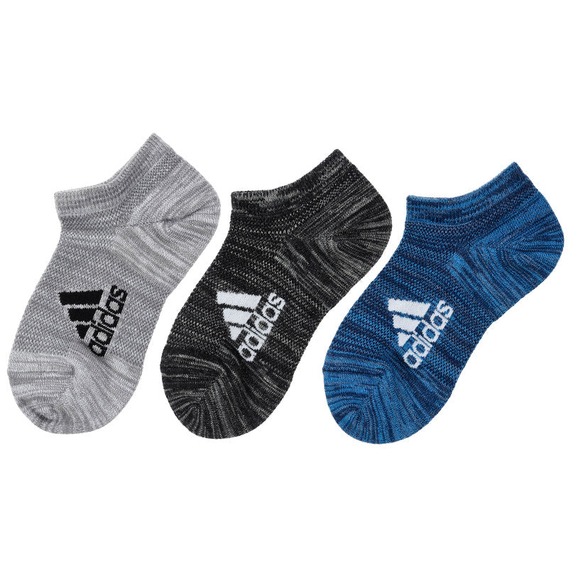 adidas 子供 靴下 メッシュ スニーカーソックス 3足組 19-21cm~23-25cm アディダス キッズ ソックス くるぶし セット 3足組