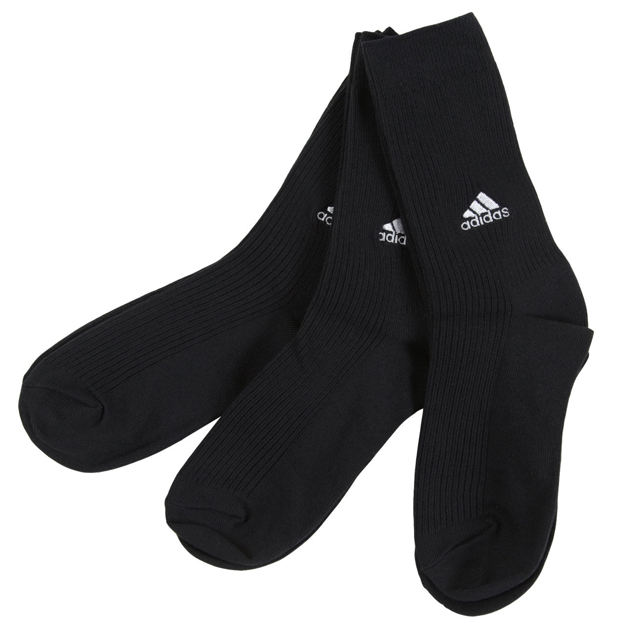 アディダス スクールソックス 白 靴下 子供 ジャストクルー丈 男子 女子 3足組 21-23cm adidas 3足セット ワンポイント 小学生 中学生 ソックス 通学 スポーツ キッズ ジュニア (在庫限り)