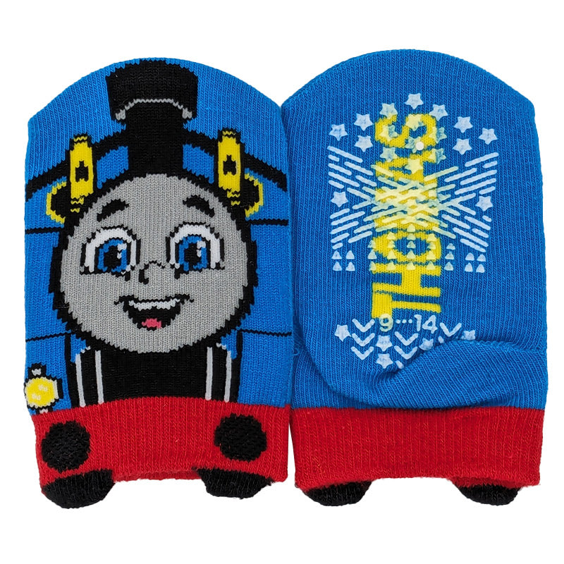 きかんしゃトーマス ベビー ソックス スニーカーソックス 滑り止め 9-14cm・12-15cm 子供 靴下 男の子 ベビーソックス キッズ キャラクター かわいい しめつけない 保育園 福助 (在庫限り)