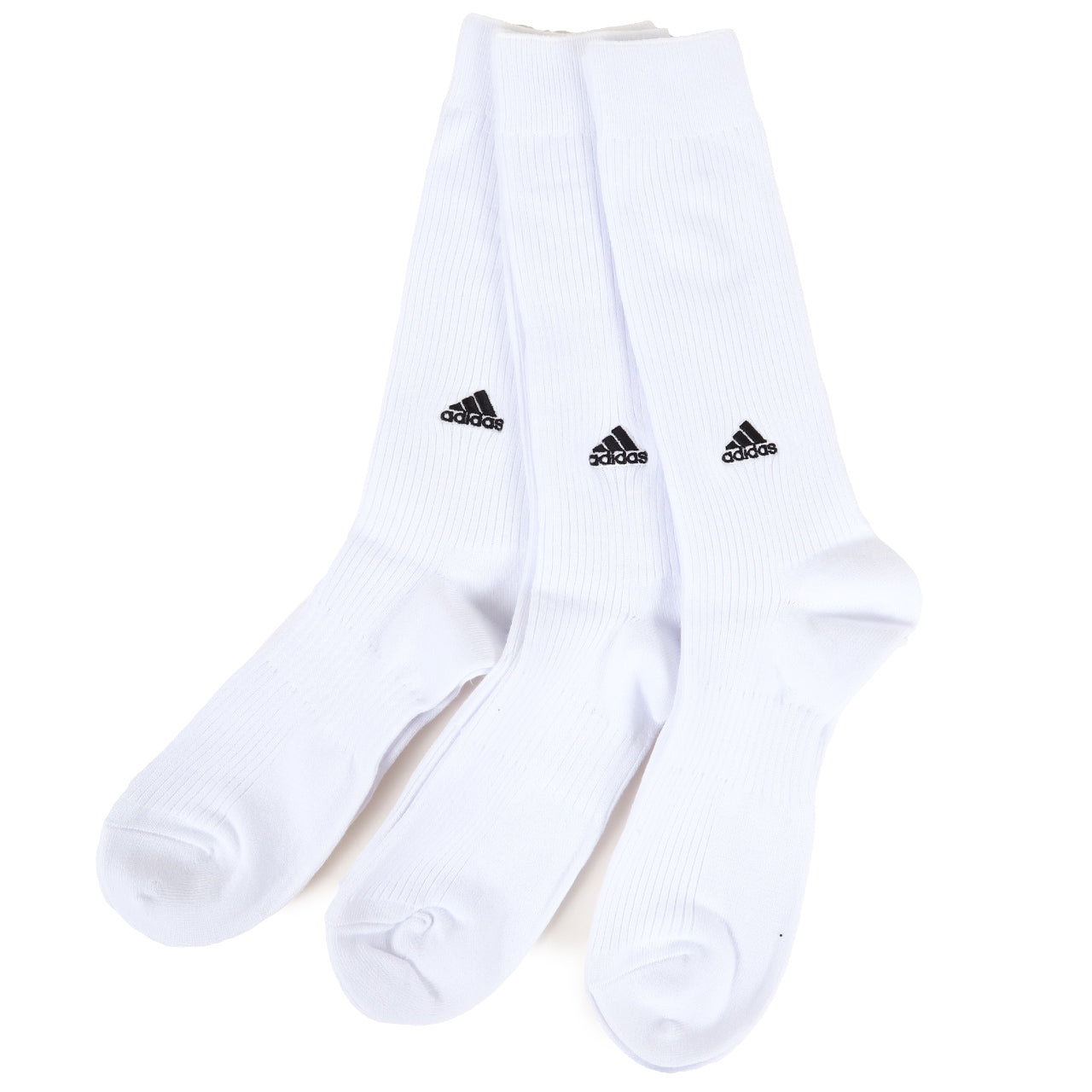adidas クルー丈ソックス 3足組 消臭加工 24-26cm~28-30cm (アディダス ソックス 靴下 メンズ 男 セット まとめ買い フクスケ)