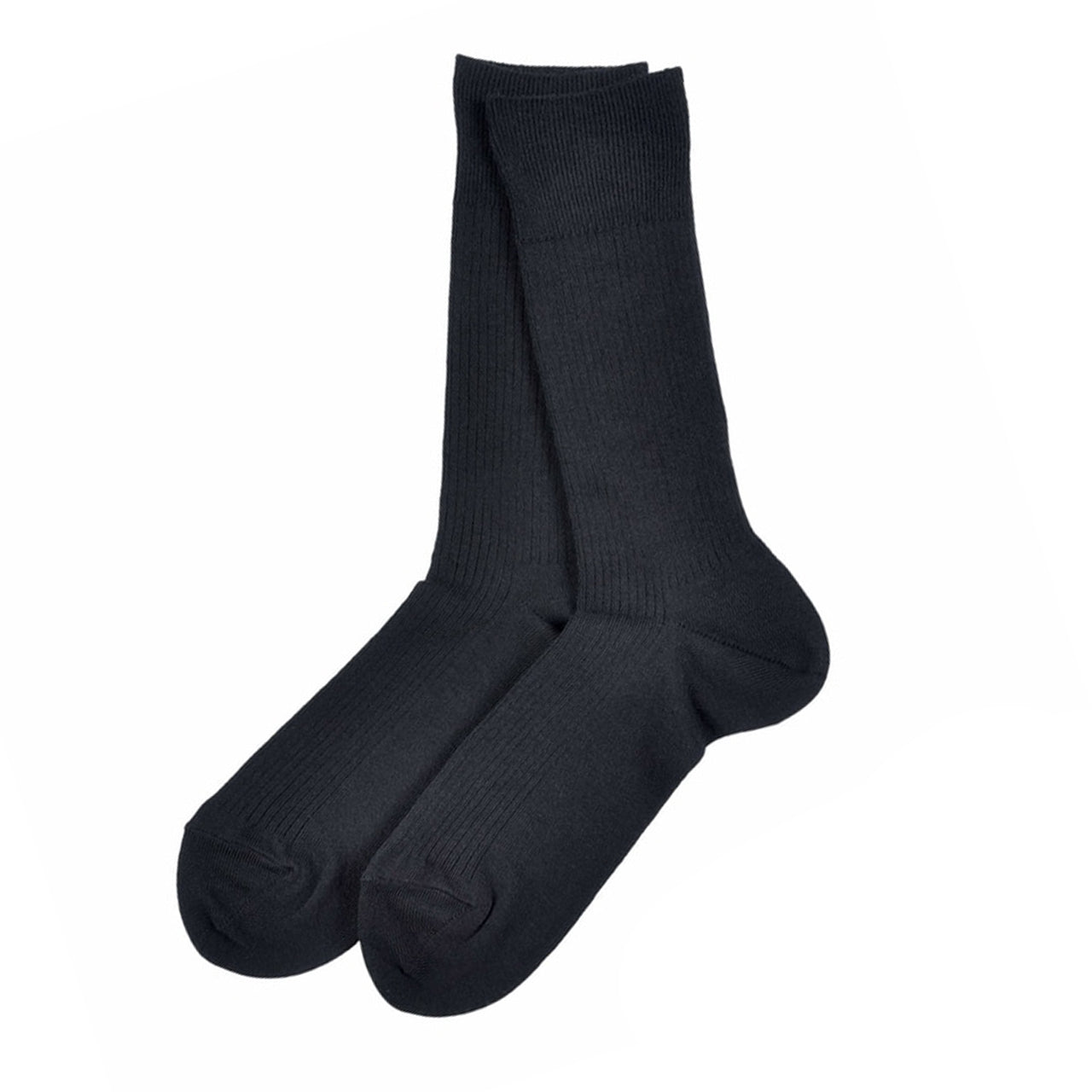 福助 満足 清潔 カビを抑制 紳士 リブソックス 口ゴムゆったり 24-26cm~26-28cm (メンズ 紳士用 靴下 ソックス ビジネス デイリー ) (在庫限り)