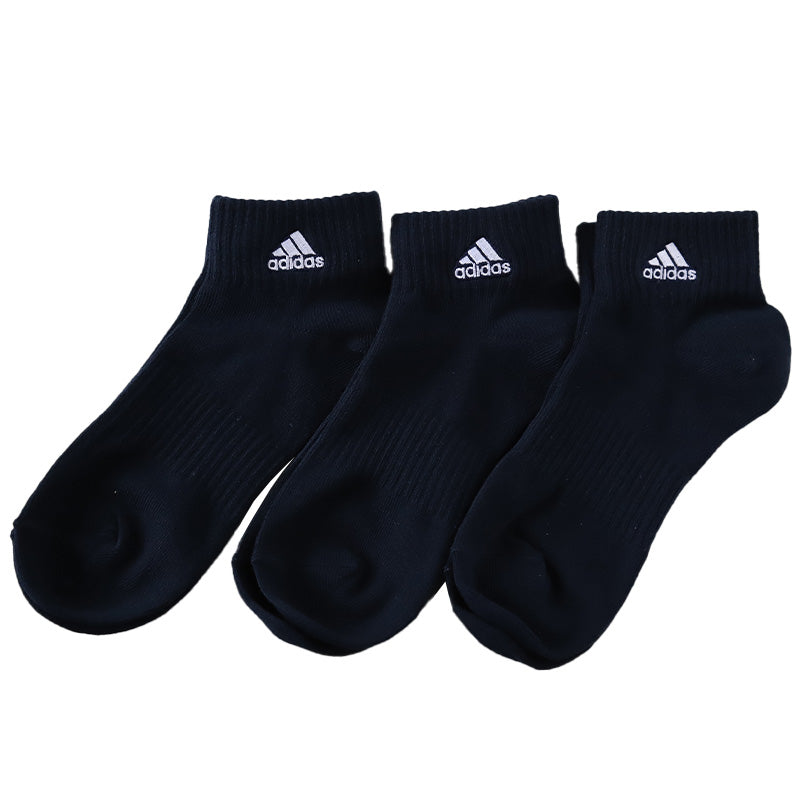 adidas ショート丈ソックス 3足組 21-23cm~23-25cm (アディダス ソックス 靴下 レディース 女 セット まとめ買い フクスケ 福助) (在庫限り)