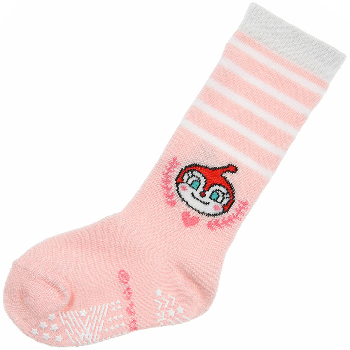 アンパンマン ベビー ハイソックス 靴下 すべり止め付き 9-14cm 男の子 女の子 キッズ ソックス 子供 あんぱんまん ドキンちゃん 福助 (在庫限り)