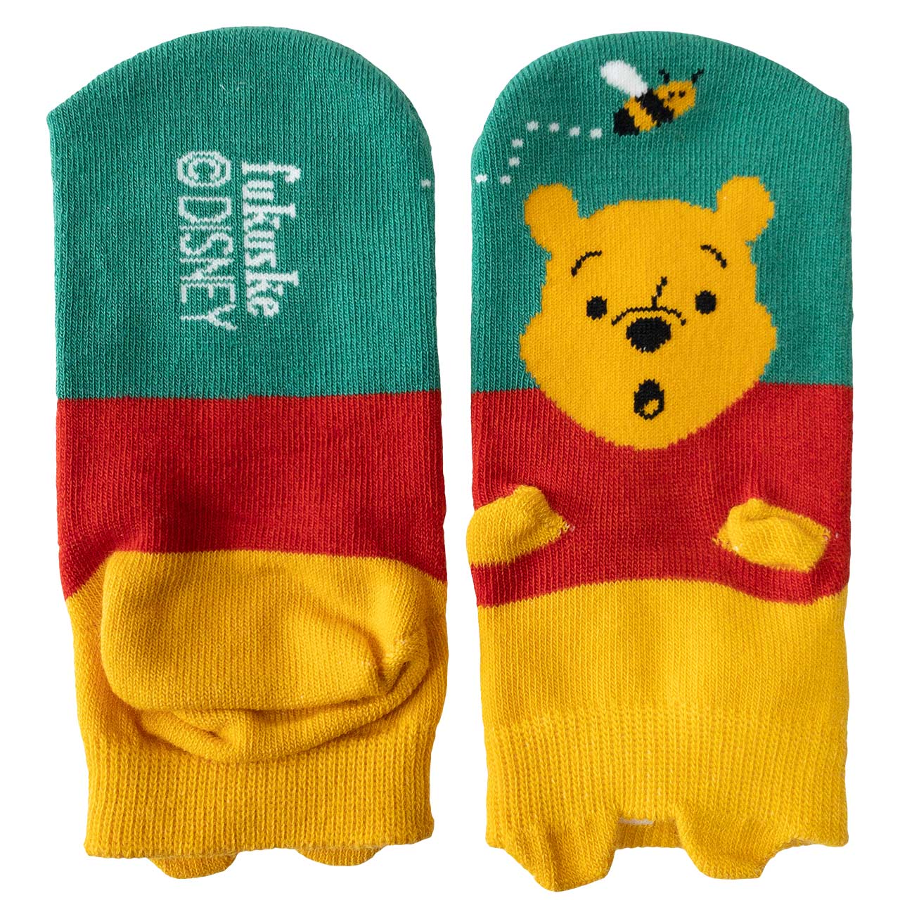 ディズニー キッズ ソックス 靴下 13-19cm (子供 子ども スニーカーソックス くつ下 Disney トイストーリー プーさん モンスターズインク チップとデール カーズ スティッチ 福助) (在庫限り)