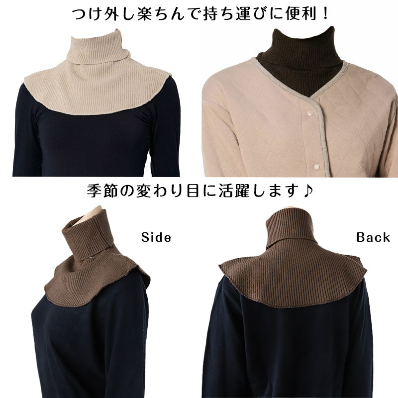 ネックウォーマー つけ襟 あったか ホット M-L 福助 防寒 冷え 寒さ対策 首元 あったかホットさん 重ね着 婦人用 女性用 女用 あったかい あたたかい 秋 冬 (在庫限り)