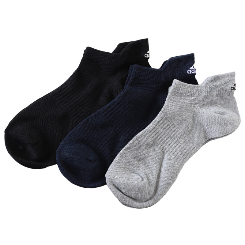 靴下 スニーカー ソックス 男子 女子 adidas 3P 21-23 23-25cm (女性 男の子 女の子 ワンポイント 丈夫 スポーツソックス 学校 スクール 靴擦れ) (在庫限り)