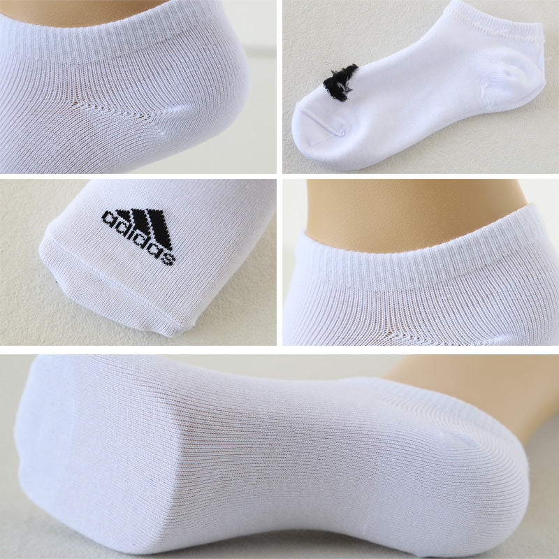 靴下 ソックス 子供 男子 女子 キッズ adidas 3足組 19-21/21-23/23-25cm スニーカー くるぶし丈 ロゴ アディダス 短い スクール ジュニア 三足 セット (在庫限り)