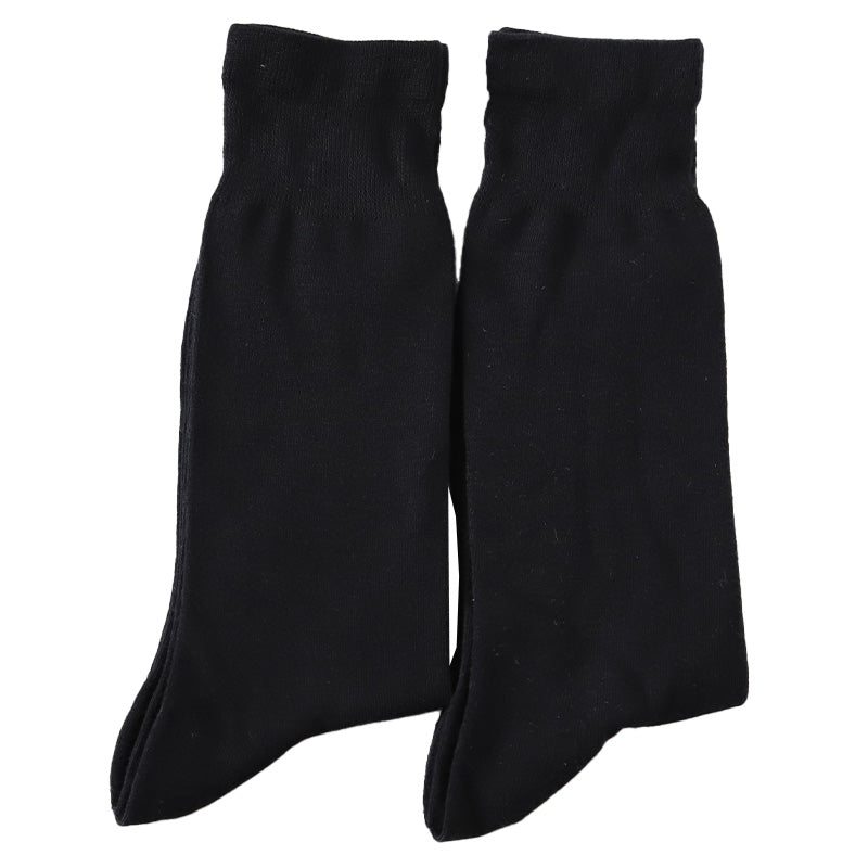 ビジネスソックス 靴下 メンズ クルー丈 ソックス 男性 消臭 抗菌 防臭 2足組 25-27cm (ファブリーズ 通勤 補強 ニオイ対策 綿混 シンプル 無地 2足 黒 紺 灰)