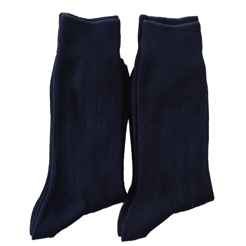 ビジネスソックス 靴下 メンズ クルー丈 ソックス 男性 消臭 抗菌 防臭 2足組 25-27cm (ファブリーズ 通勤 補強 ニオイ対策 綿混 シンプル 無地 2足 黒 紺 灰)