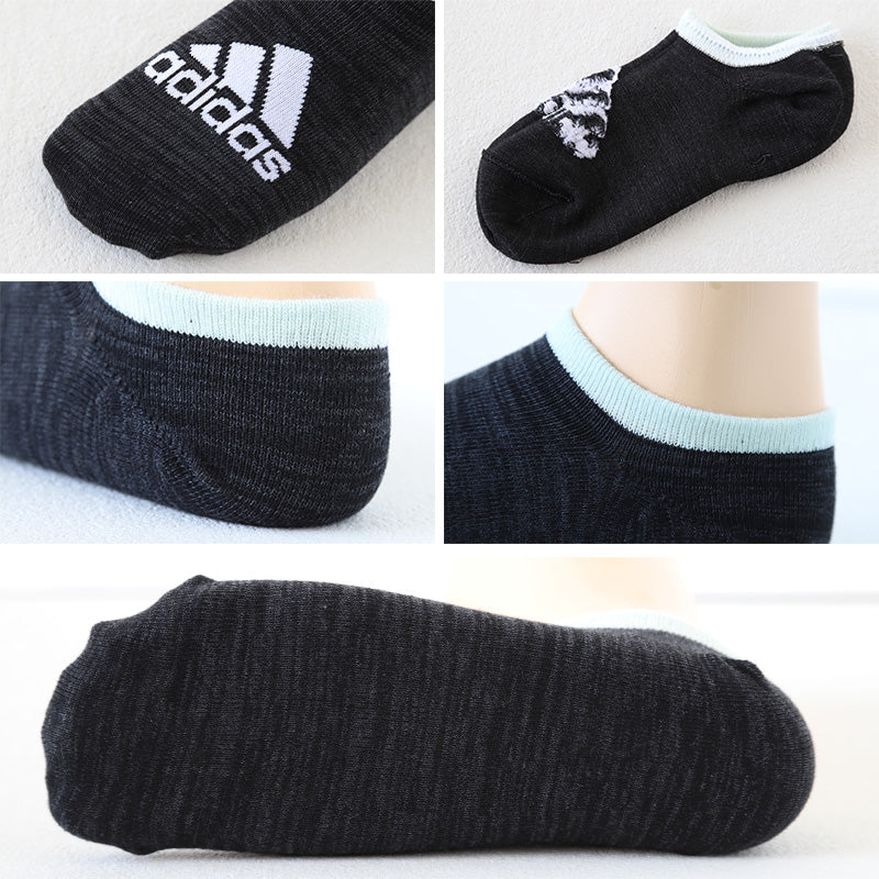 靴下 ソックス 子供用 スニーカーソックス 男子 女子 adidas 3P 19-21cm~22-24cm (アディダス スニーカー 男の子 女の子 短い 補強 消臭 ワンポイント 綿混) (在庫限り)