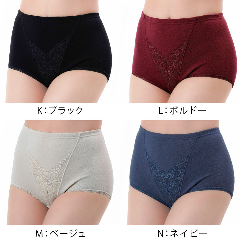 福助 満足 美温活 湯たんぽ ショーツ レディース 深ばき M~LL インナー 女性 下着 パンツ スタンダード あたたか あったか 冷え対策 寒さ対策 発熱素材 生理痛