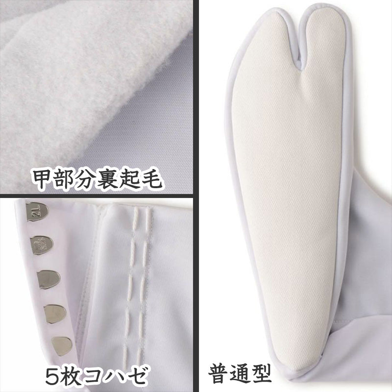 足袋 白 撥水 礼装用 福助足袋 5枚コハゼ 男性 女性 日本製 S~4L 裏起毛 はっ水 クッション 綿100 冠婚葬祭 着物 小物 和装 婦人 紳士 礼装 あったか 暖かい ネル裏 (送料無料) (在庫限り)