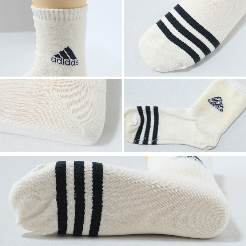 アディダス 靴下 レディース 暖かい クルー丈 ソックス 冬 厚手 adidas 3足組 23-25cm 女子 女性 冷え性 足首厚地 温かい 暖か 黒 紺 丈夫 (在庫限り)