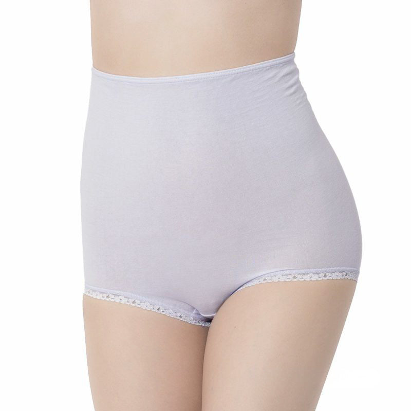腹巻付きショーツ レディース 腹巻きパンツ 腹巻き ショーツ パンツ 福助 満足 美温活 M-L 深ばき 深め 温活 下着 インナー 生理痛 寒さ対策 あたたか 暖かい 発熱 日本製 (在庫限り)