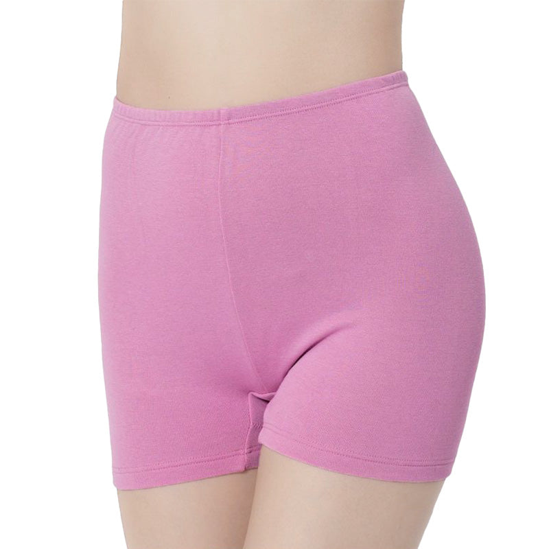 福助 あったか オーバーパンツ ショーツ 1分丈 レディース 秋冬 M~LL 下着 暖かい スパッツ ストレッチ 伸びる 防寒 冷え対策 インナー 重ね履き 1枚履き可能 (在庫限り)