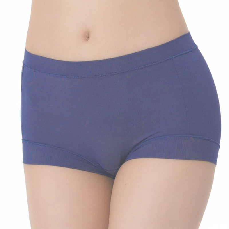 よもぎ蒸し ショーツ 一分丈 レディース 福助 温活 あったか M~LL インナー 下着 パンツ 女性 冷え対策 寒さ対策 発熱素材 生理痛 秋冬 婦人 あたたか