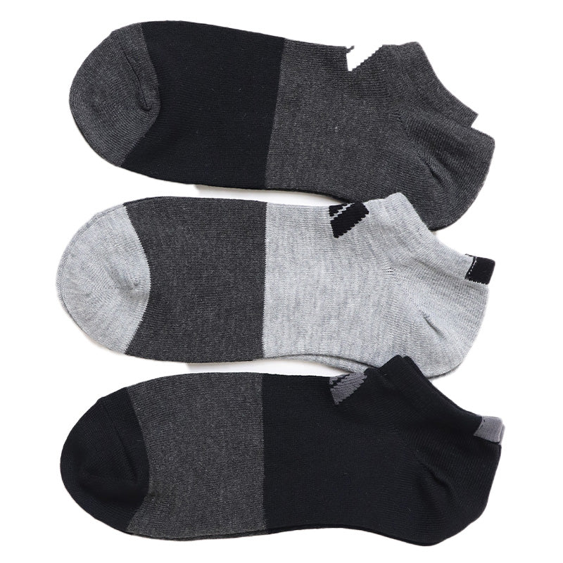 靴下 ソックス スニーカーソックス メンズ 3足 24-26cm 26-28cm アディダス 男性 紳士 補強 短い くるぶし セット メッシュ (在庫限り)