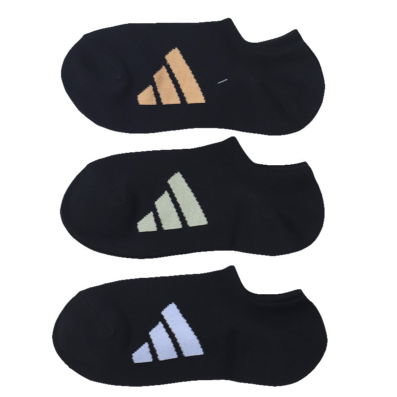 靴下 スニーカー ソックス レディース 女子 adidas 3足組 23-25cm アディダス くるぶし スニーカー丈 女の子 短い ワンポイント スクール (在庫限り)