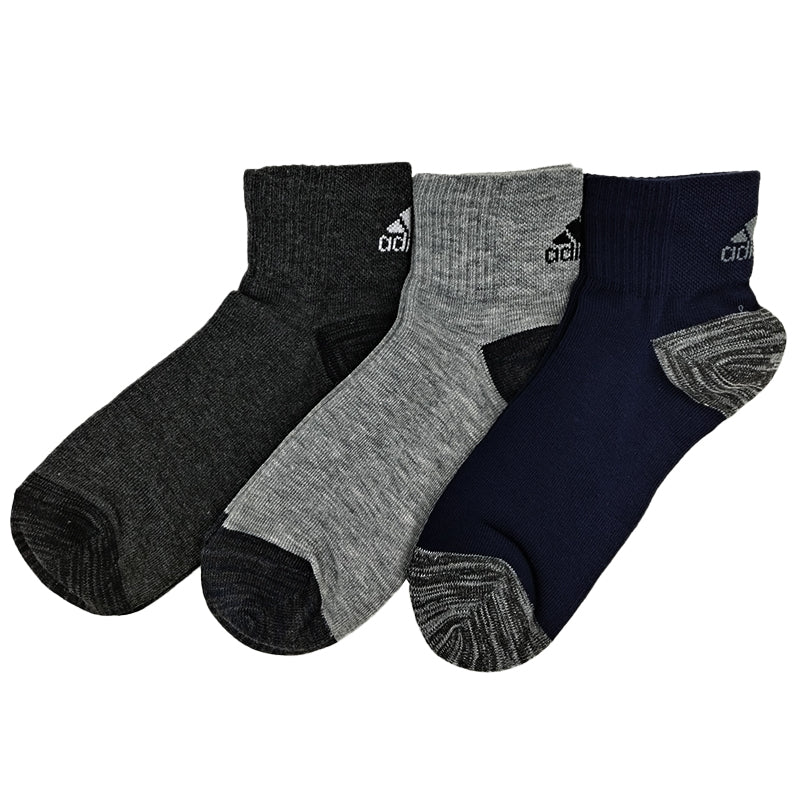 靴下 レディース ショートソックス スニーカー 女子 adidas 中学生 高校生 3足組 23-25cm アディダス くるぶし くつ下 ワンポイント 丈夫 スポーツソックス 迷彩 (在庫限り)