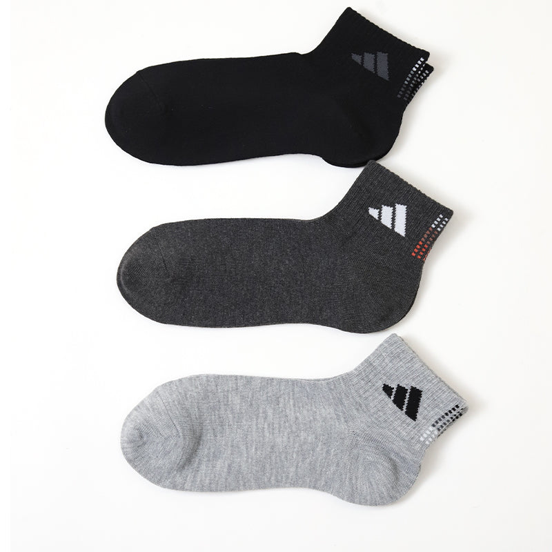 靴下 レディース ショートソックス スニーカー 女子 adidas 中学生 高校生 3足組 23-25cm アディダス くるぶし くつ下 ワンポイント 丈夫 スポーツソックス 迷彩 (在庫限り)