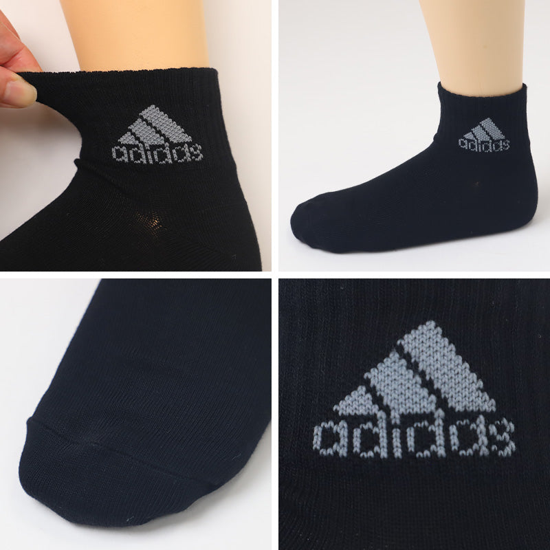 靴下 キッズ 子供用 ショートソックス 3足組 adidas 19-21cm~23-25cm ソックス スニーカーソックス 子ども ジュニア ワンポイント 丈夫 スポーツソックス (在庫限り)