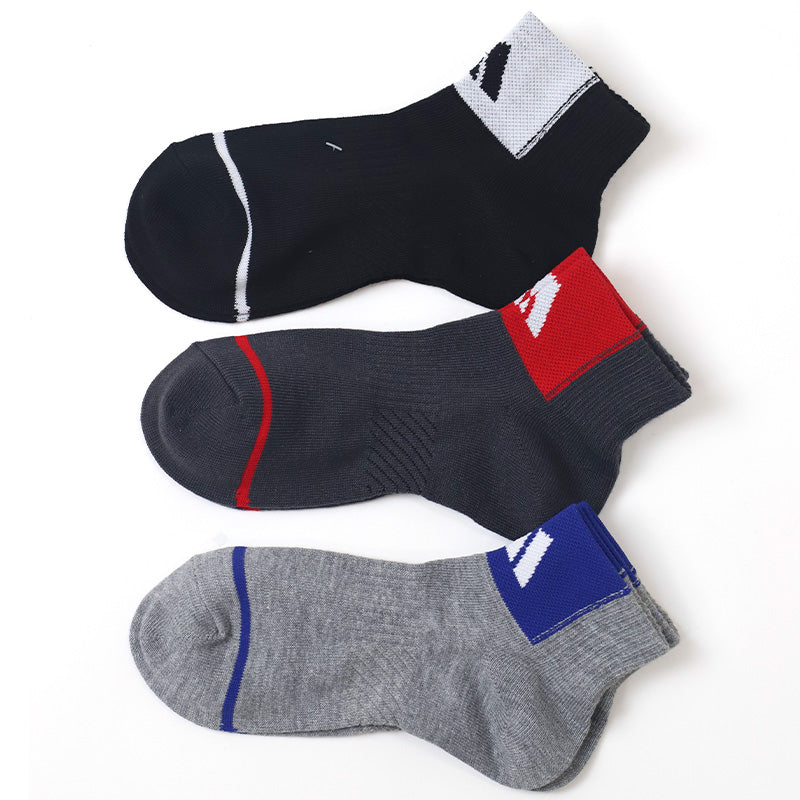 靴下 キッズ 子供用 ショートソックス 3足組 adidas 19-21cm~23-25cm ソックス スニーカーソックス 子ども ジュニア ワンポイント 丈夫 スポーツソックス (在庫限り)