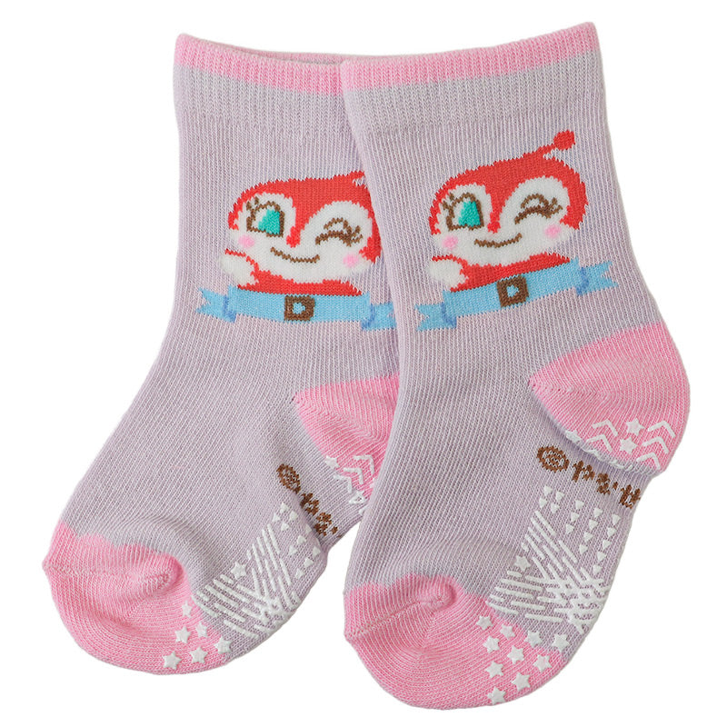 アンパンマン 靴下 キッズ ベビーソックス クルー丈 男の子 女の子 滑り止め 9 - 14cm 子供 かわいい ソックス キャラクター靴下 ベビー キャラクター すべり止め