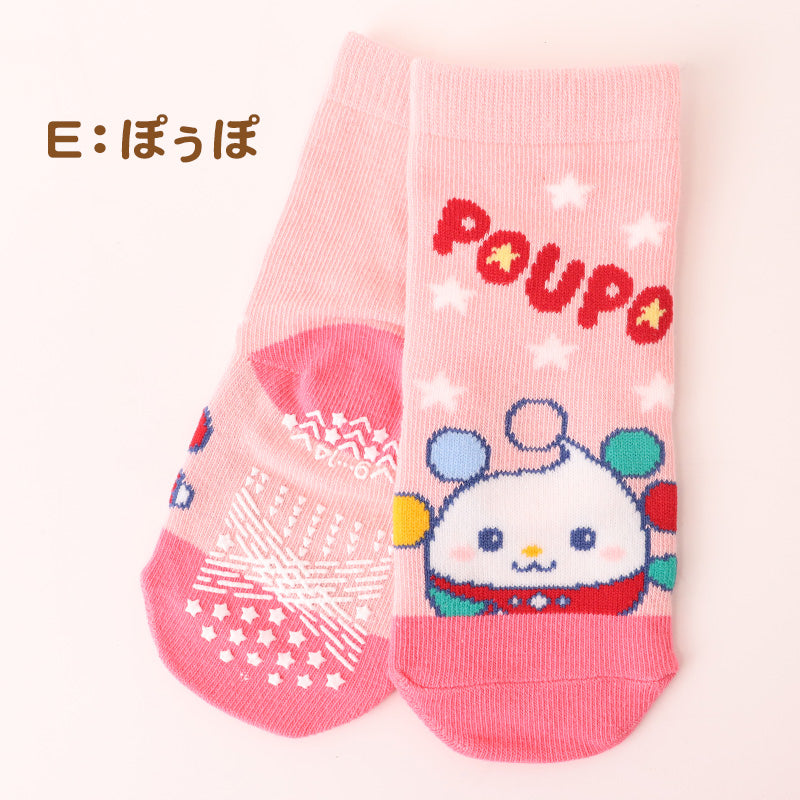 いないいないばあっ! ぽぅぽ ワンワン ベビーソックス 靴下 キッズ 男の子 女の子 クルー丈 9-14cm かわいい 子供 ソックス 保育園