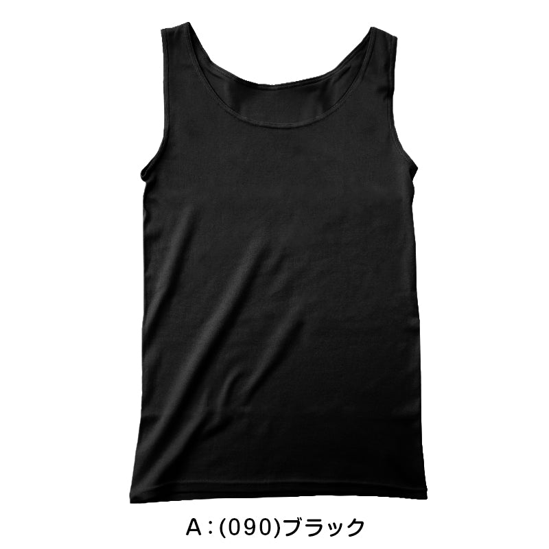 タンクトップ 綿100% インナー 福助 満足 M~LL レディース 下着 綿 白 黒 インナーシャツ 無地 肌着 (在庫限り)