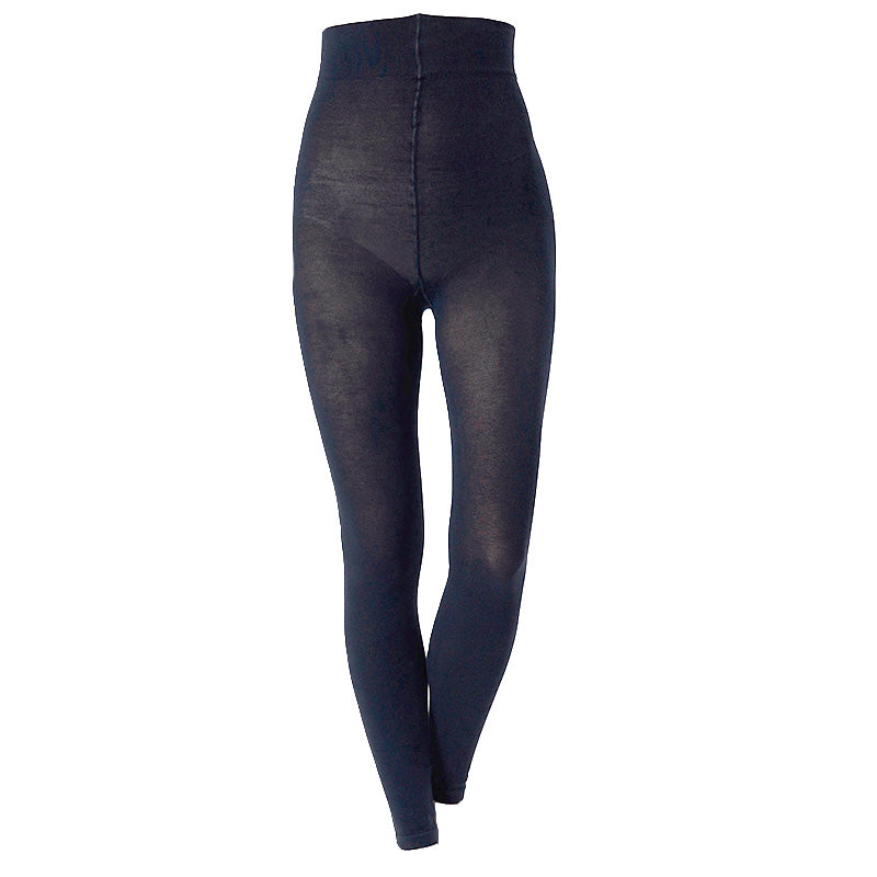 満足 お腹 あったか ハイウエスト レギンス 綿 温活 福助 M-L・L-LL レディース スパッツ 10分丈 生理痛 寒さ対策 インナー あたたか コットン 綿混 (在庫限り)