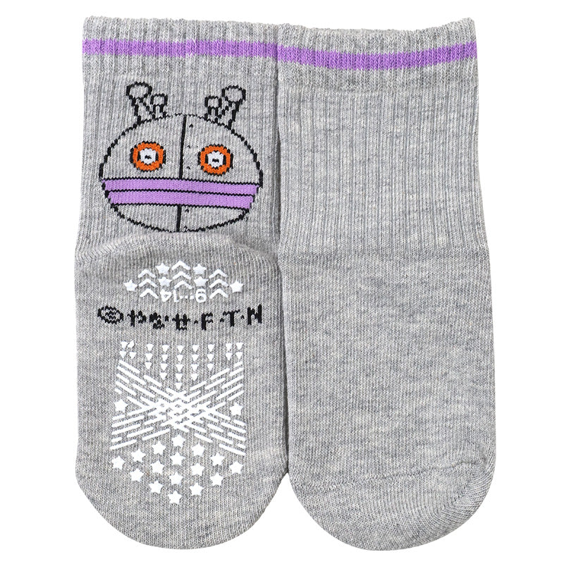 アンパンマン ベビーソックス 滑り止め 靴下 キッズ 男の子 女の子 クルー丈 9 - 14cm かわいい 子供 ソックス 保育園 キャラクター靴下 バイキンマン ドキンちゃん コキンちゃん だだんだん 福助 フクスケ