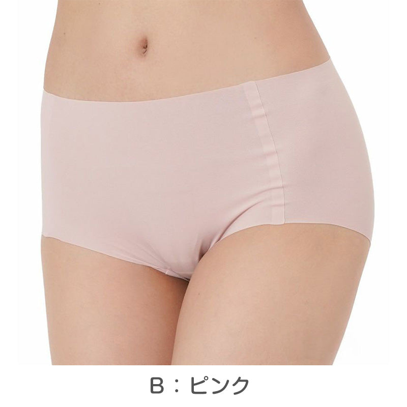 シームレスショーツ スタンダード ショーツ ひびきにくい 満足 M~LL レディース 婦人 女性 下着 薄着 スタイリング満足
