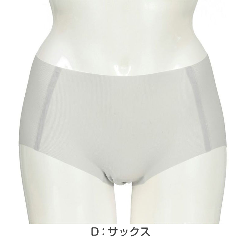 満足 ショーツ レディース シームレス ひびきにくい 涼感 スタンダード M~LL 下着 縫い目なし パンツ 婦人 女性 インナー 春 夏 軽い (在庫限り)