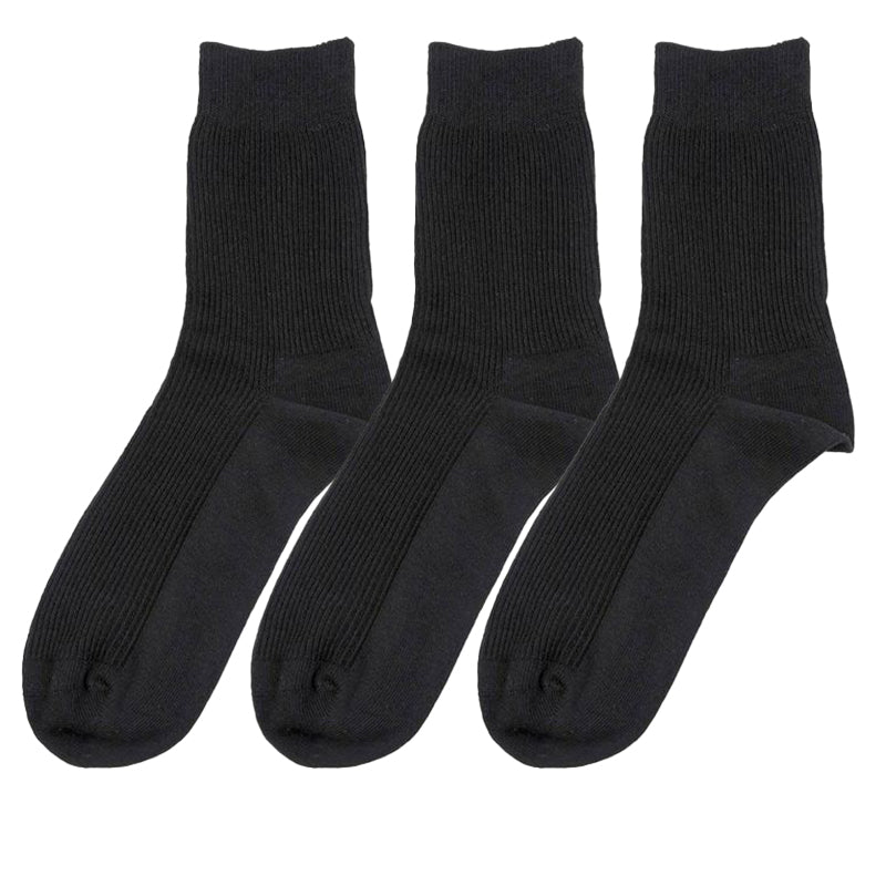 福助 キッズ ソックス 靴下 ミドル丈 3足組 左右なし 裏表なし キッズソックス 子供靴下 ジュニアソックス 通学ソックス スクールソックス 無地 21-23~23-25cm リブ クルーソックス 消臭ソックス 通学靴下 学校 子供 男の子 女の子 スクール 通学