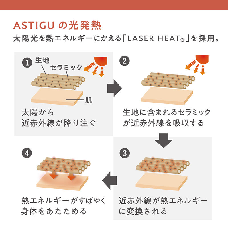 アツギ アスティーグ 圧 着圧タイツ 発熱タイツ 80デニール S-M~L-LL (レディース タイツ ASTIGU ベージュ 肌色 暖かい チャコール 黒 atsugi ATSUGI 無地 冬)