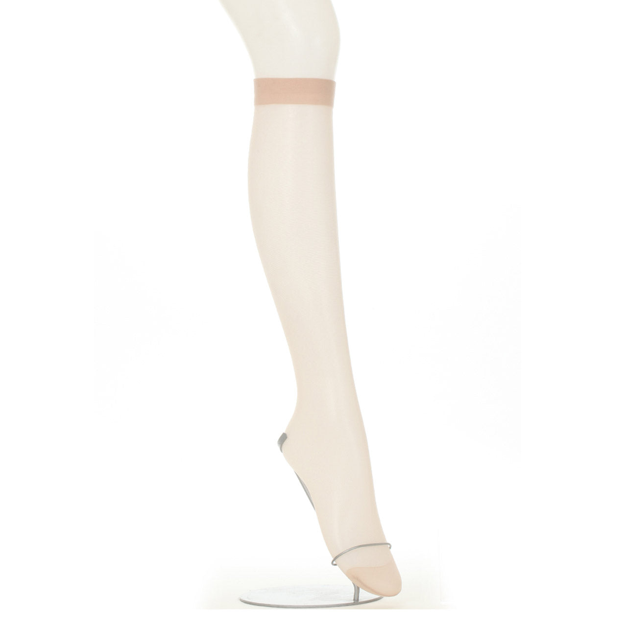アツギ スリムライン ひざ下丈 クチゴムゆったり ストッキング 15足セット 22-25cm (パンツスタイル ベージュ 肌色 黒 しめつけない) (在庫限り)