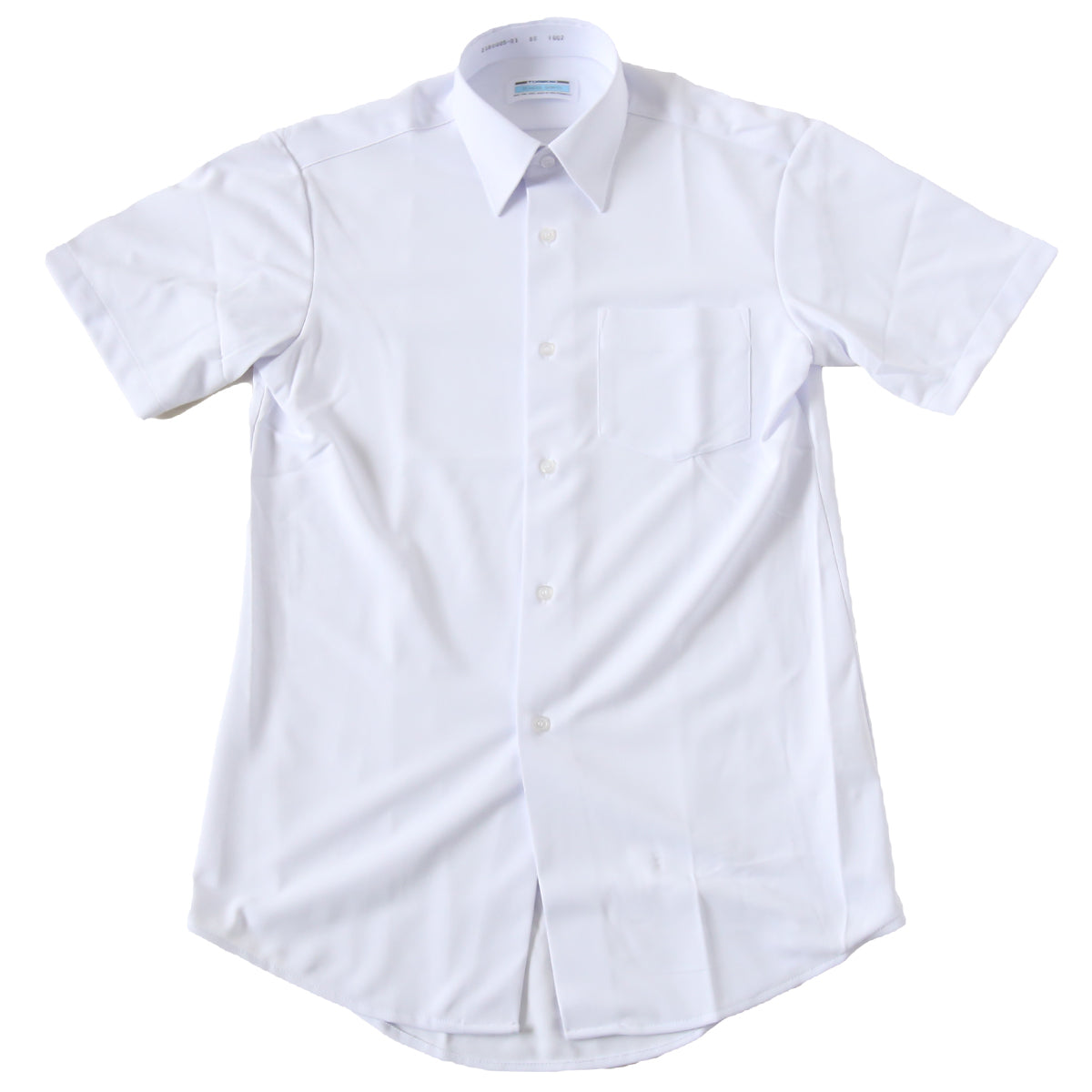 トンボ スクールシャツ 男子 半袖 ストレッチ ニット 学生服 シャツ SS~BEL (制服 中学生 高校生 学校 ノーアイロン 透けにくい 男の子)