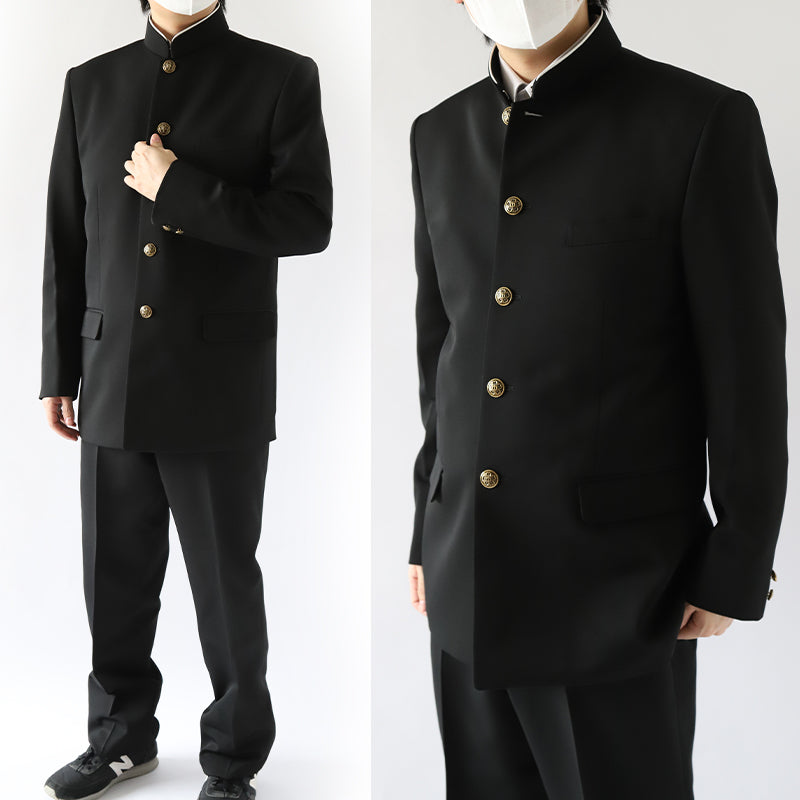 学ラン 学生服 男子 富士ヨット 詰襟 J-PROUD 140A~200B 中学生 高校 制服 洗える ウォッシャブル ストレッチ カラー 大きいサイズ (送料無料)