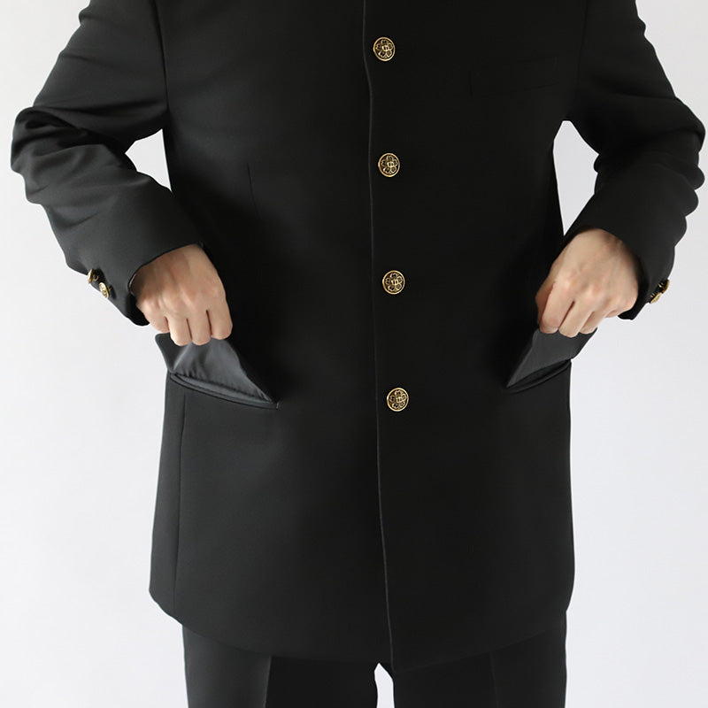 学ラン 学生服 男子 富士ヨット 詰襟 J-PROUD 140A~200B 中学生 高校 制服 洗える ウォッシャブル ストレッチ カラー 大きいサイズ (送料無料)