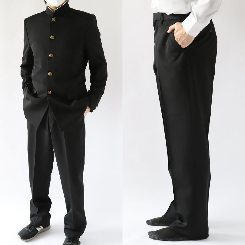 学生服 ズボン 冬用 男子 スラックス 学生ズボン J-PROUD W55~W130 中学生 高校 制服 洗える ウォッシャブル ストレッチ ノータック 大きいサイズ 裾上げ無料 (送料無料) (取寄せ)