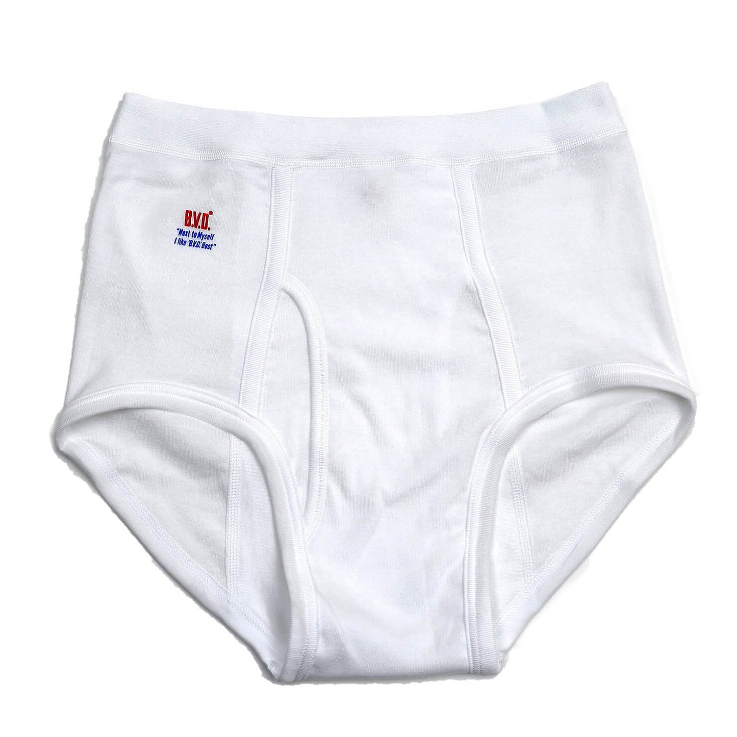 BVD メンズ スタンダードブリーフ 綿100% S~L (コットン 前開き 下着 肌着 インナー 男性 紳士 パンツ ボトムス 白 ホワイト S M L)
