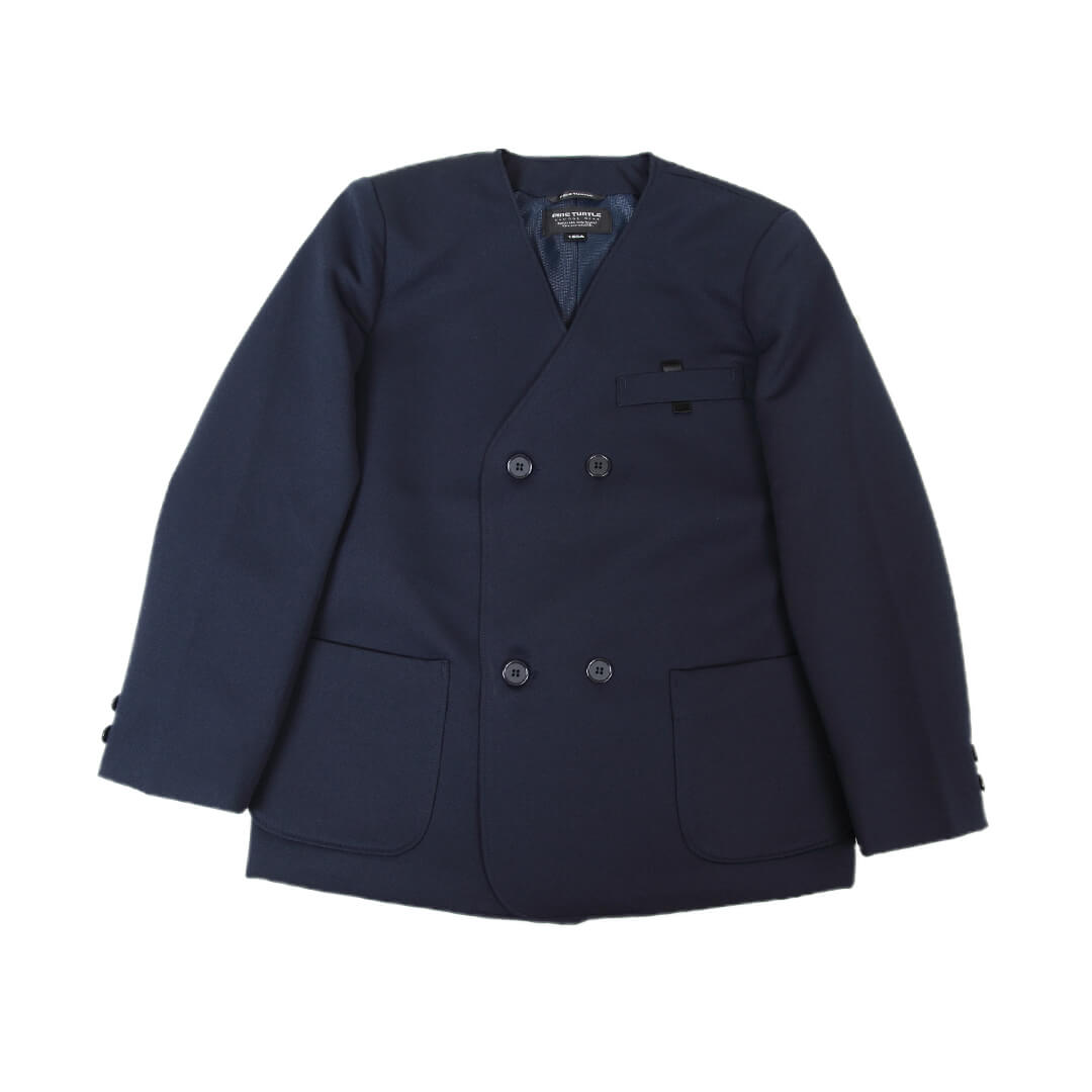 小学生 制服 上着 小学校 男子 女子 イートン 上衣 紺 ネイビー A体 B体 120cmA~170cmB 洗える 男女兼用 シングル ダブル 通学 学生服 (送料無料) (取寄せ)