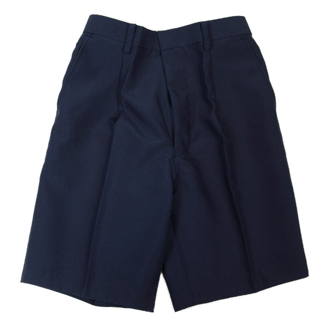 学生服 半ズボン 夏用 5分丈 男子 紺 110cmA~170cmB 制服 小学生 男の子 夏ズボン ワンタック ノータック 小学校 洗える (取寄せ)