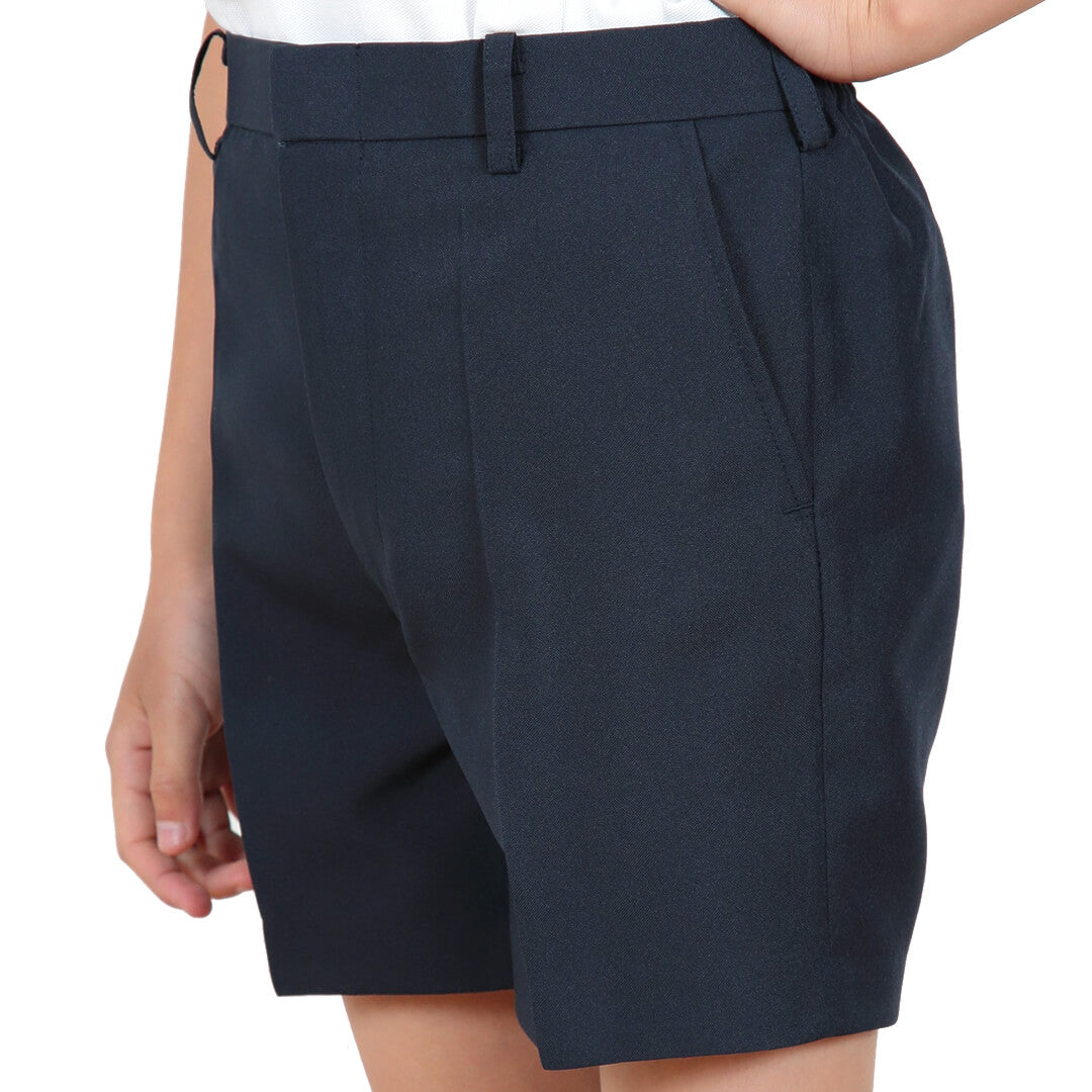 学生服 半ズボン 夏用 男子 3分丈 紺 110cmA~170cmB 制服 夏ズボン 小学生 男の子 ワンタック ノータック (取寄せ)
