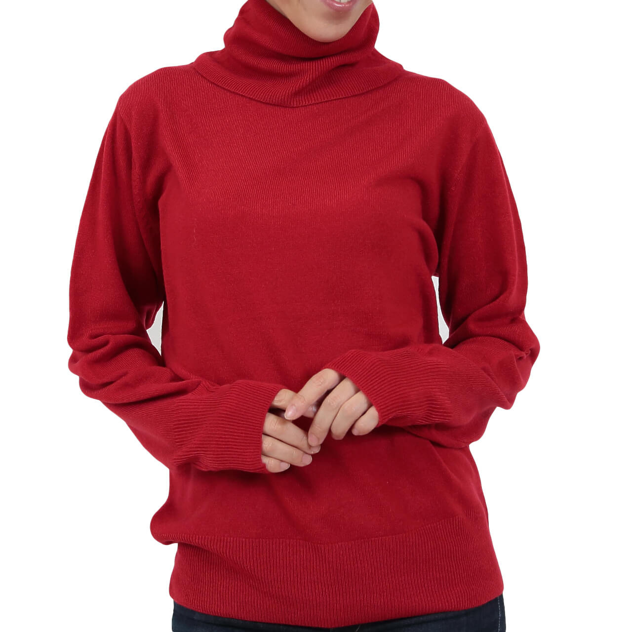 セーター レディース タートルネック ニット 無地 タートルネックセーター M・L トップス 秋服 冬服 長袖 薄手 女性 無地 シンプル カジュアル (在庫限り)