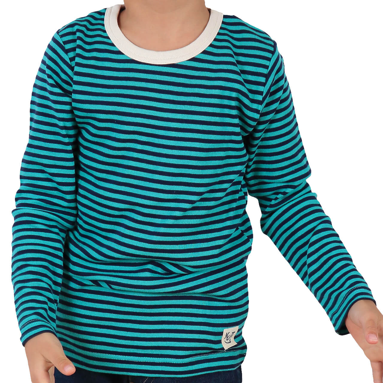 子供 長袖Tシャツ ボーダー キッズ 男の子 女の子 100cm~130cm 子供服 長袖 tシャツ ボーダー柄 綿100% コットン ロングTシャツ ロンT (送料無料) (在庫限り)