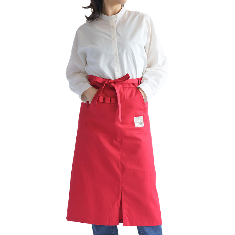 カフェエプロン おしゃれ エプロン ロング 無地 ギャルソン ガーデニング レディース 前掛けエプロン M 保育士 大人 母の日 ポケット ユニセックス 業務用 ユニフォーム