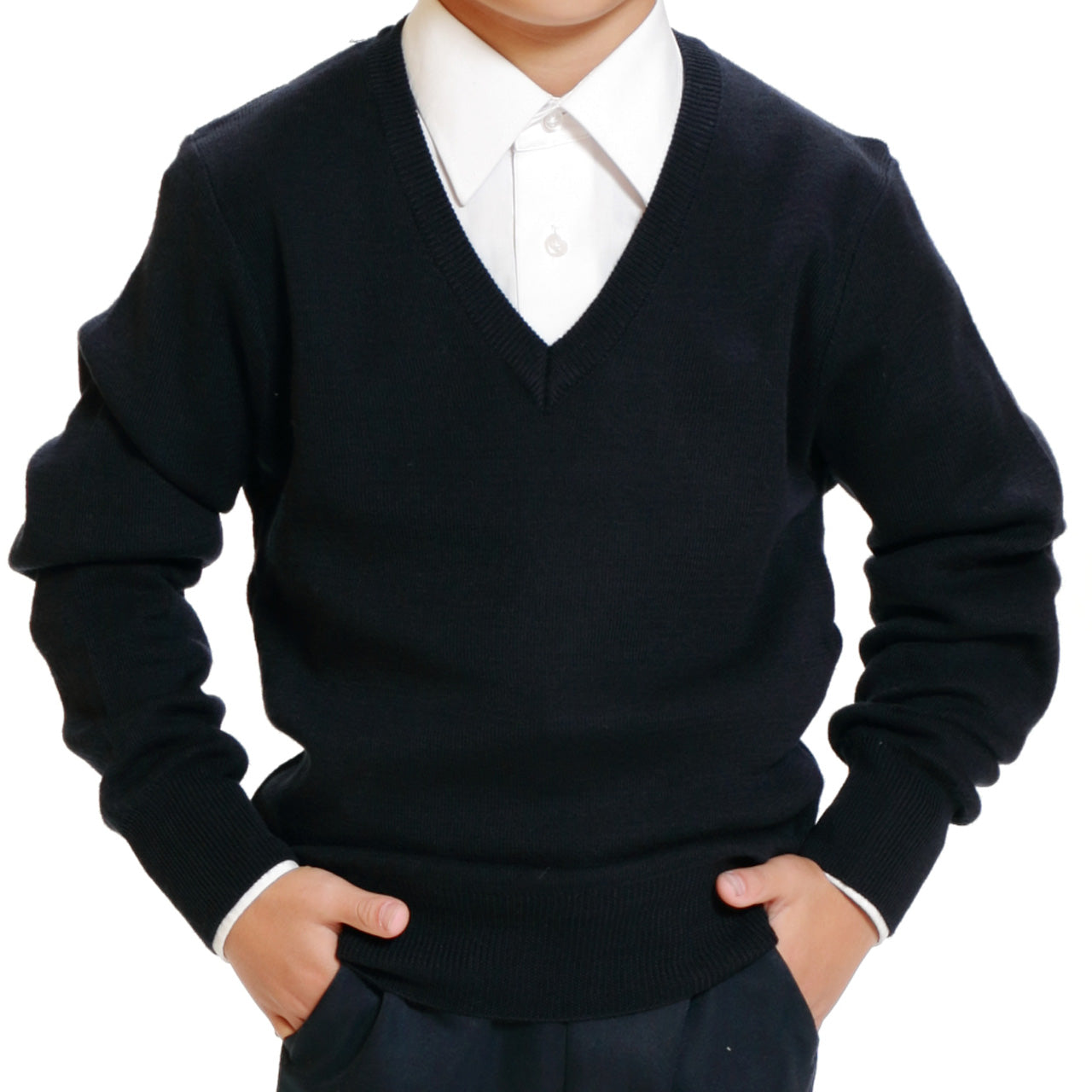スクールセーター 小学生 ウール混 洗える 冬 男子 女子 中学生 制服 ニット 薄手 無地 vネック 110cm~160cm 小学校 子供 キッズ ジュニア 秋 黒 ネイビー 紺 スクール セーター 毛混 卒業式 発表会 110 120 130 140 150 160 シンプル 学生 通学