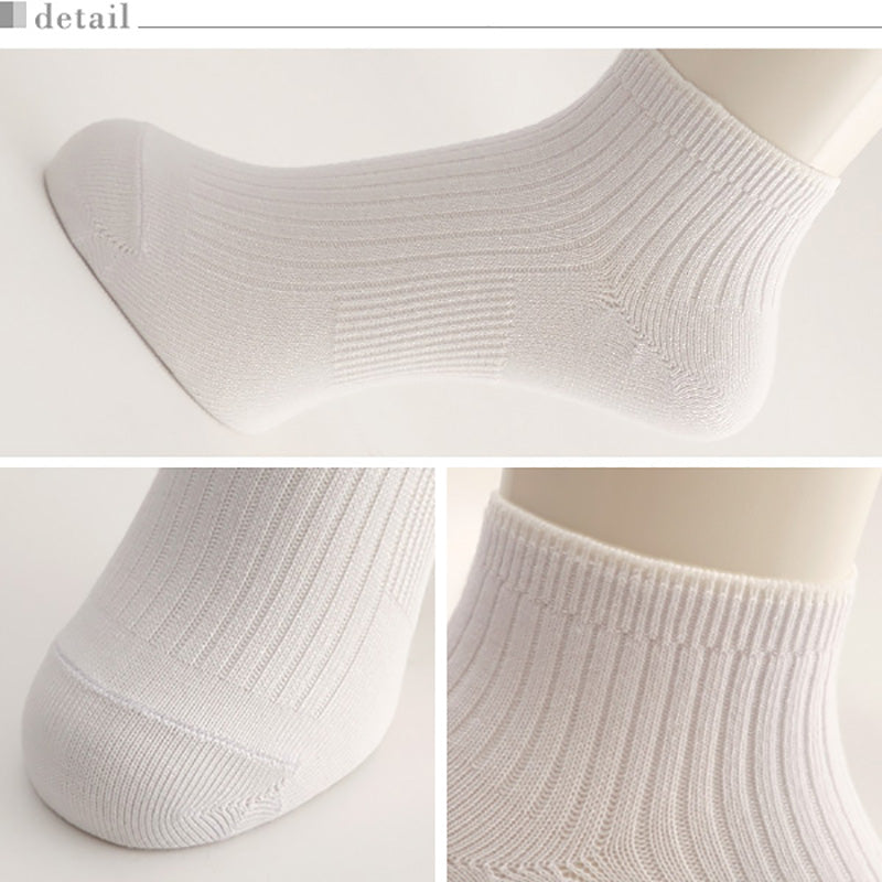 靴下 白 コットン ソックス スニーカー丈 3足組 22-24cm~26-28cm メンズ ジュニア レディース キッズ スポーツ スニーカーソックス リブソックス スクールソックス 白靴下